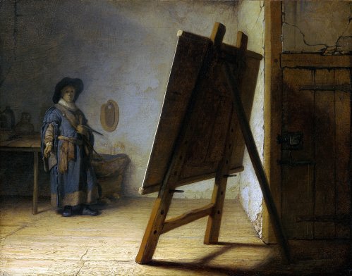 Rembrandt_The_Artist_in_his_studio